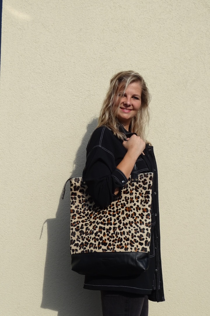 Tas met on sale tijgerprint
